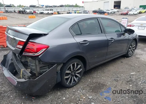 2015 Honda Civic Exl z USA, uszkodzony, nr VIN 19XFB2F96FE095329